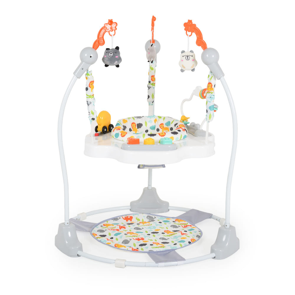 Moni - Magic fun baba ugráló pasztel játékkal szürke