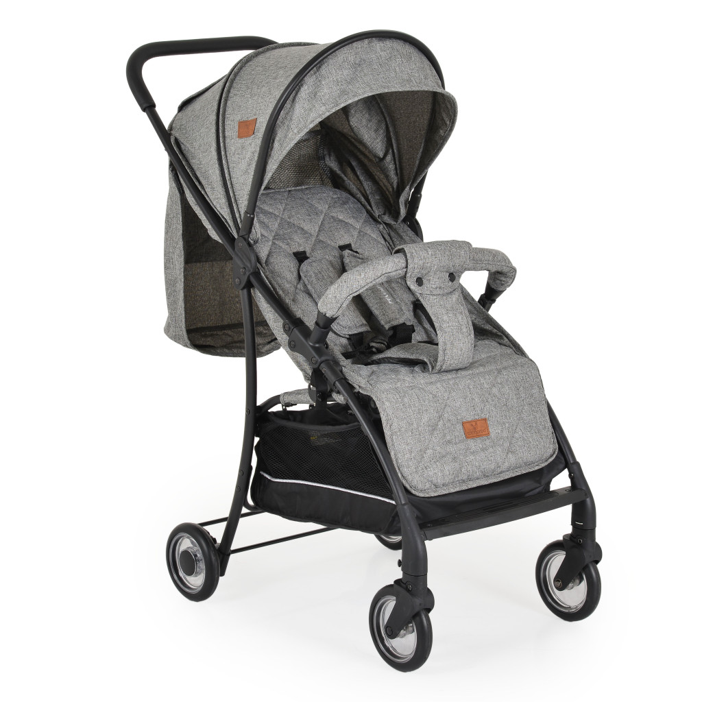 Cangaroo LONDON babakocsi, sport, lapra csukható 15kg-ig, SZÜRKE – babatermék