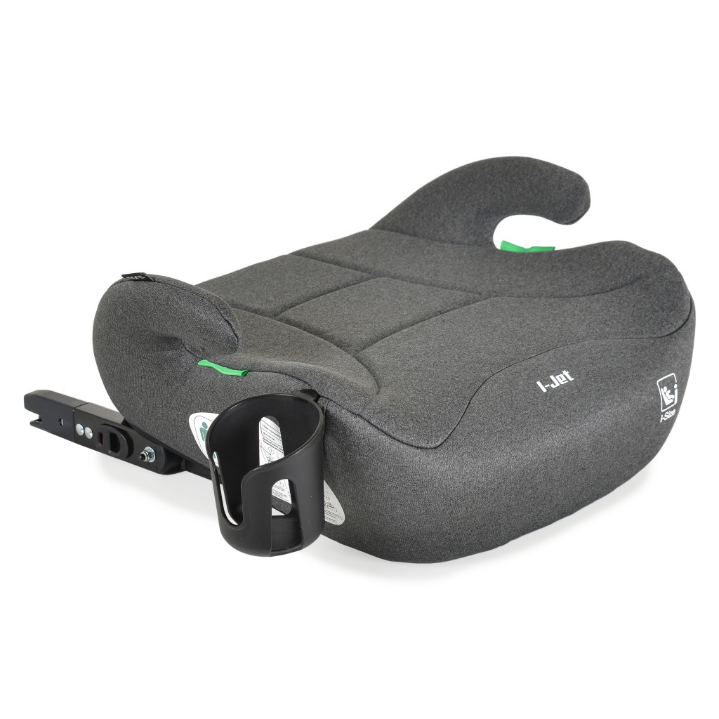 Moni I-Jet - 125-150cm I-SIZE ISOFIX Ülésmagasító Szürke – ülésmagasító
