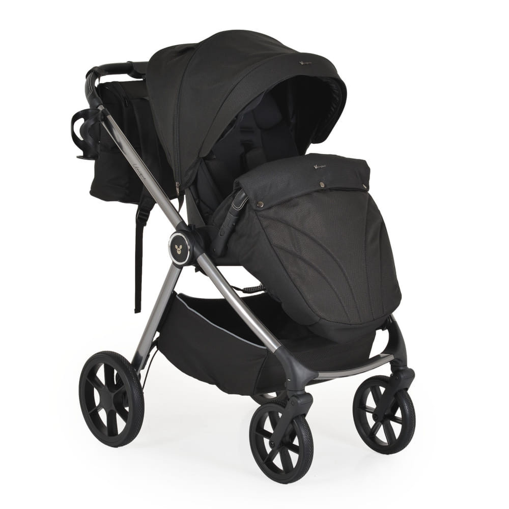 Cangaroo UNIQUE 3in1 babakocsi szett FEKETE