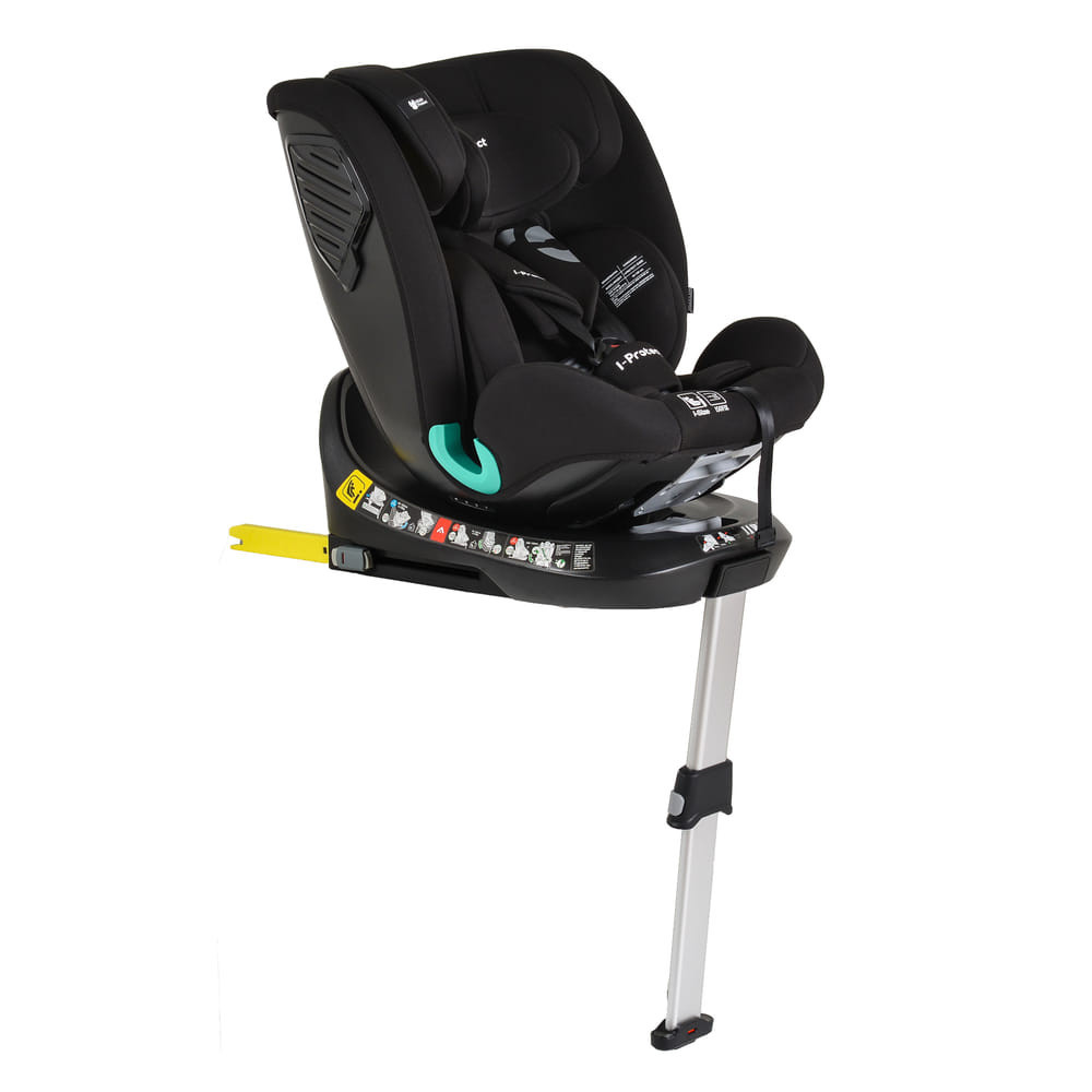 Cangaroo - i-PROTECT autós ülés 40-150cm támasztólábbal 360 forgatható FEKETE