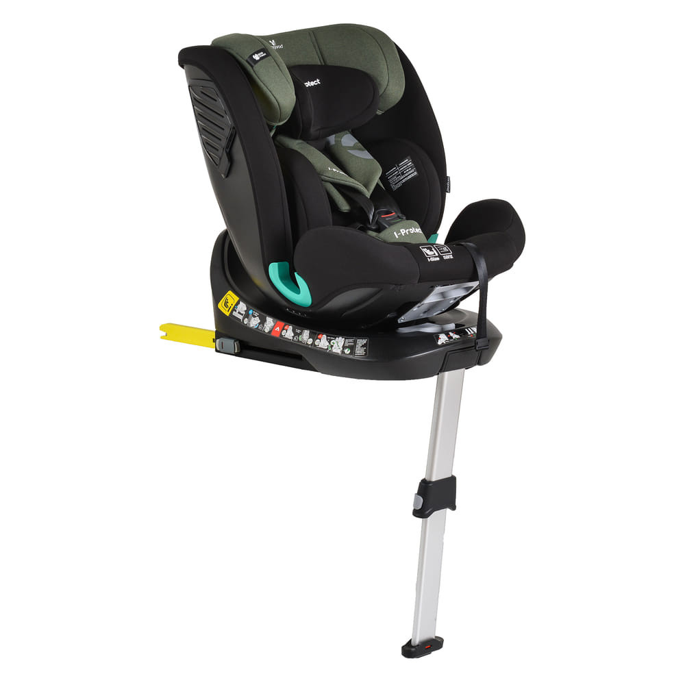 Cangaroo - i-PROTECT autós ülés 40-150cm támasztólábbal 360 forgatható ZÖLD