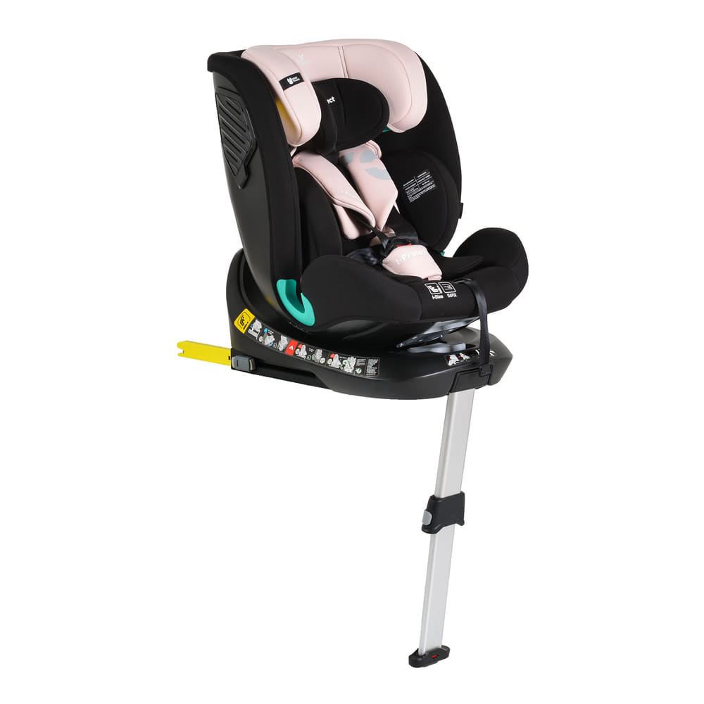 Cangaroo - i-PROTECT autós ülés 40-150cm támasztólábbal 360 forgatható PINK