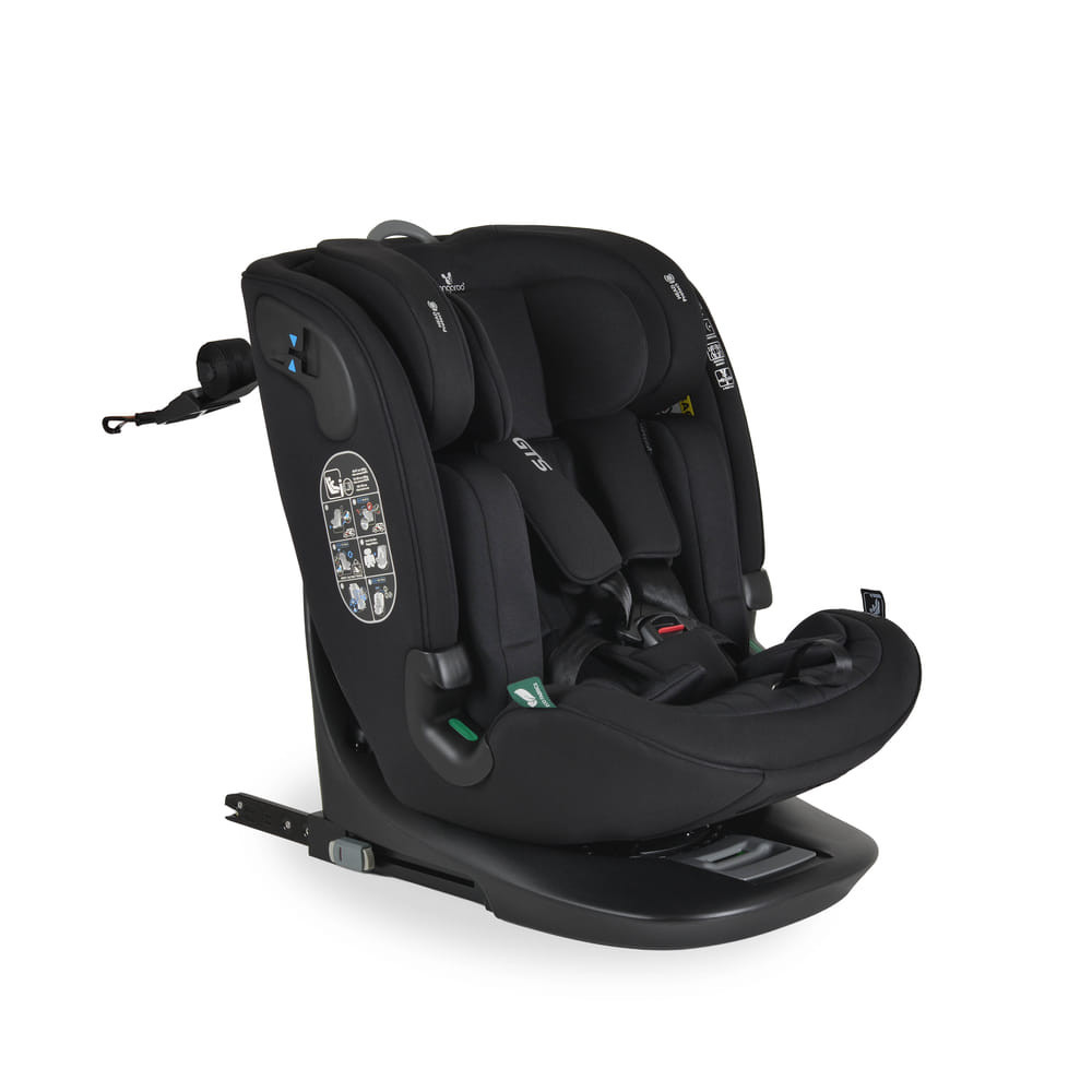 Cangaroo - GTS prémium autós ülés 40-150cm SPS, 360fokban forgatható FEKETE