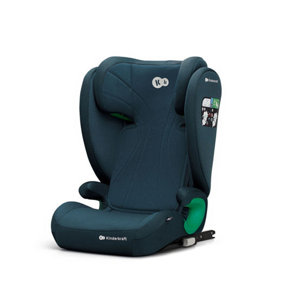 Kinderkraft JUNIOR FIX 2 I-Size 15-36kg - HARBOR BLUE színű (Iso-Fix) – autósülés