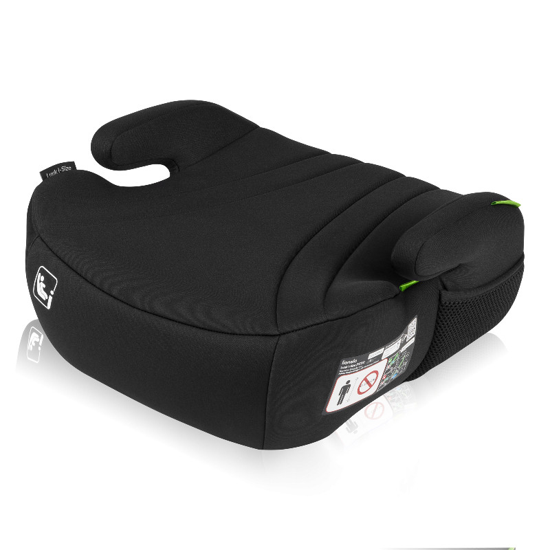 Lionelo Luuk - 125-150cm Black I-SIZE Ülésmagasító – ülésmagasító