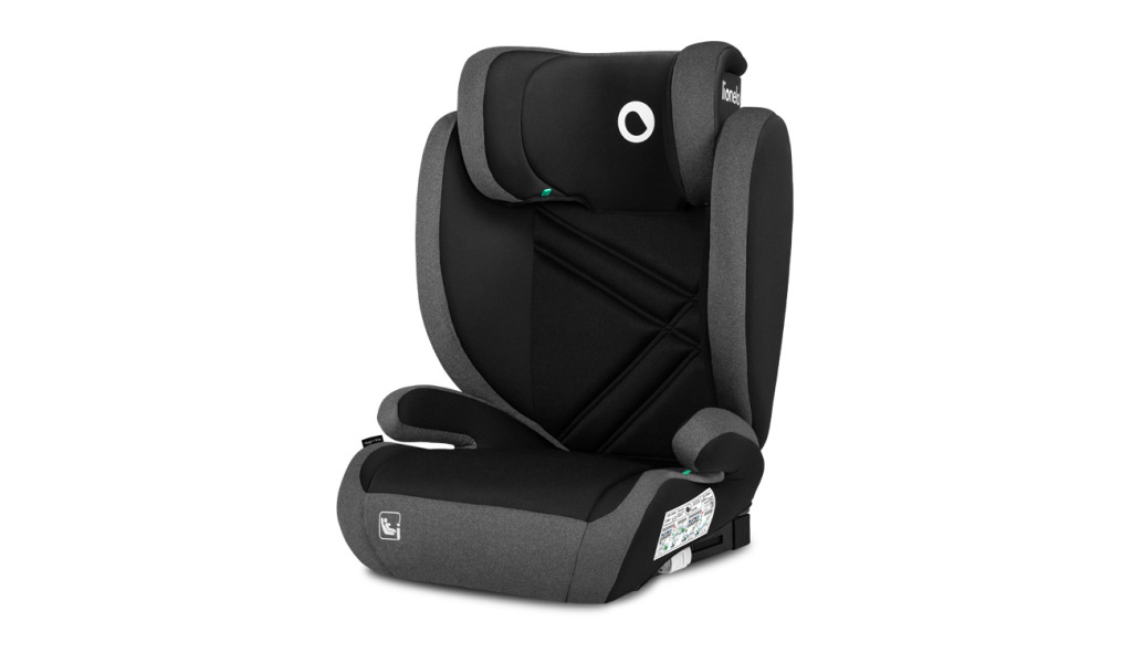 Lionelo HUGO I-Size 100-150cm 15-36kg - Black Grey (Iso-Fix) – autósülés