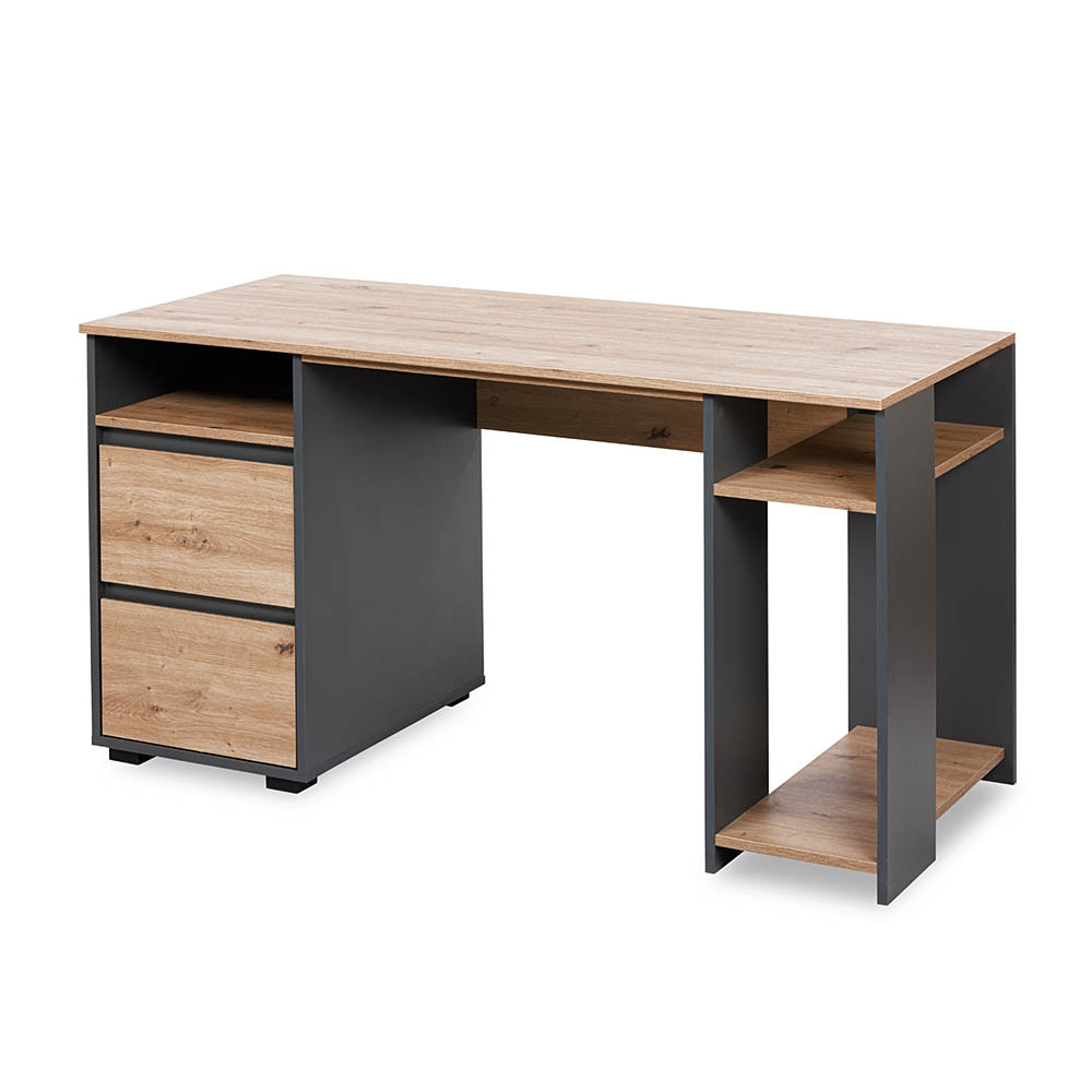 Klups Little Sky - Dália Antracit-Tölgy Íróasztal – gyermekbútor 1. kép