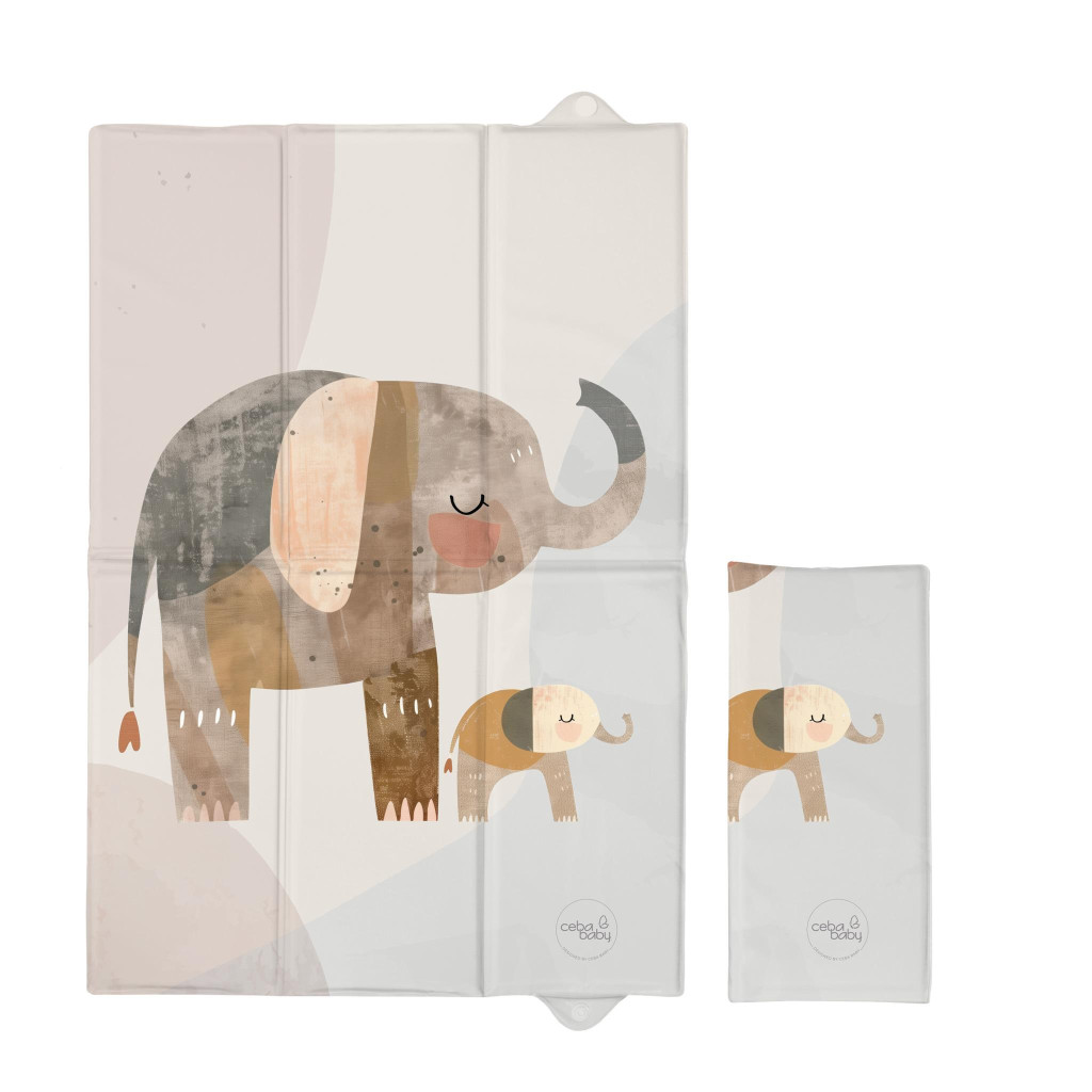Ceba Baby - Basic Elephant Family Pelenkázó Lap 40x60