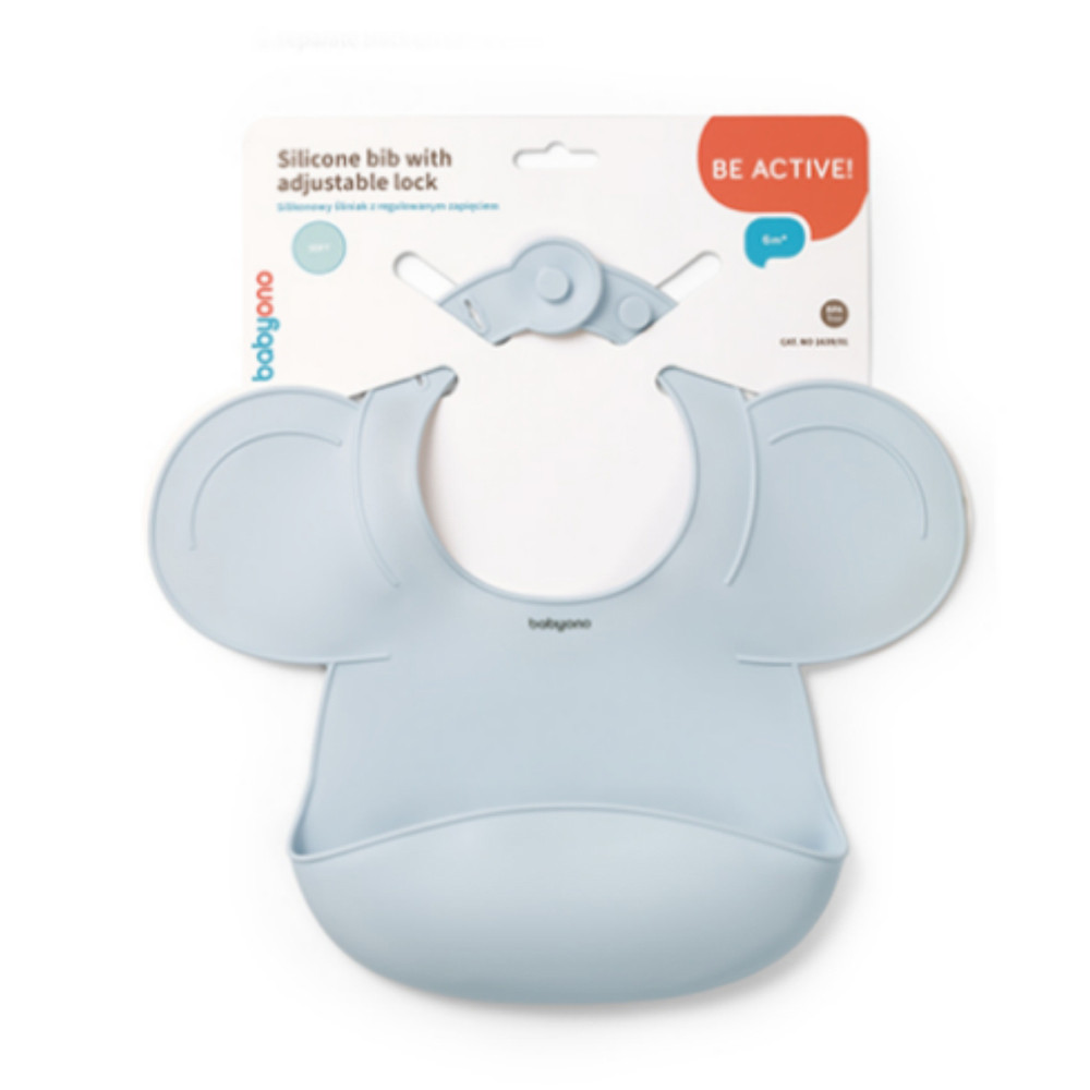 BabyOno 1639/01 - Szilikon Előke Állítható Kék