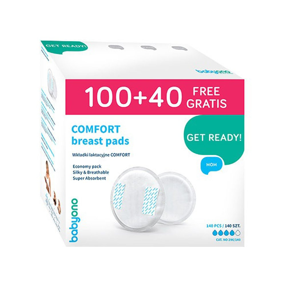 BabyOno Comfort 296/140 - Melltartóbetét 100 + 40 db Ajándék – melltartóbetét 1. kép
