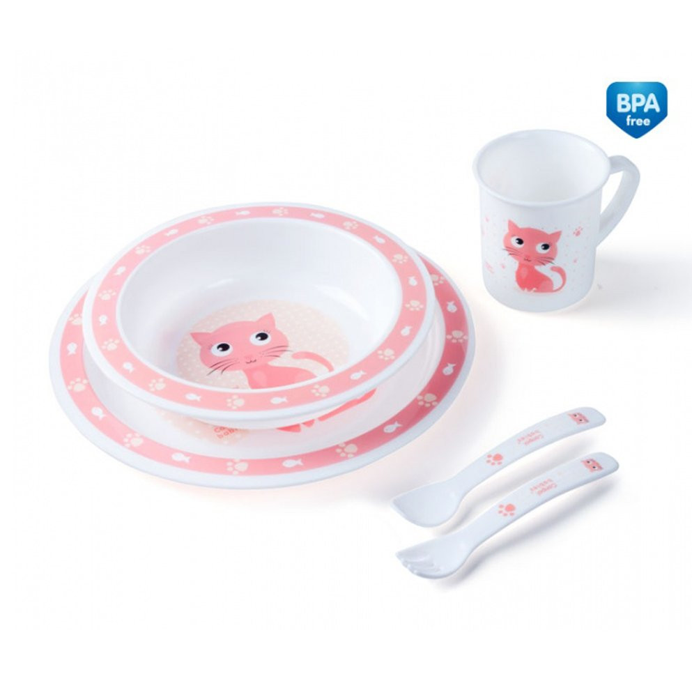 Canpol 4/401 - Tányér Étkészlet Cute Animals – babatermék