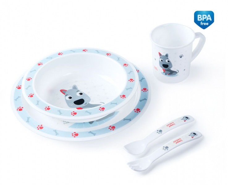 Canpol 4/401 - Tányér Étkészlet Cute Animals – babatermék