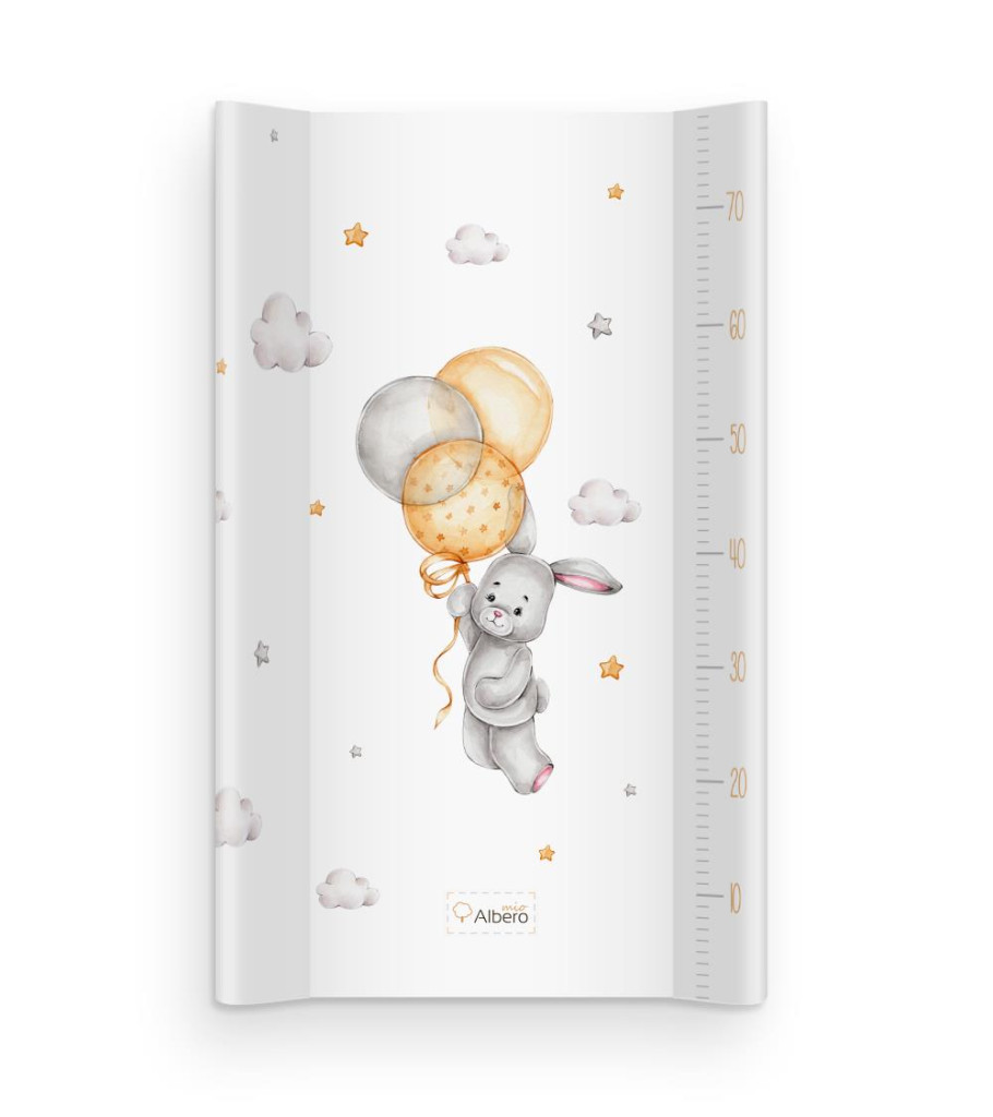 Albero Mio 420 - Nyuszi 50x80 Merev Profilozott Pelenkázó lap – babatermék