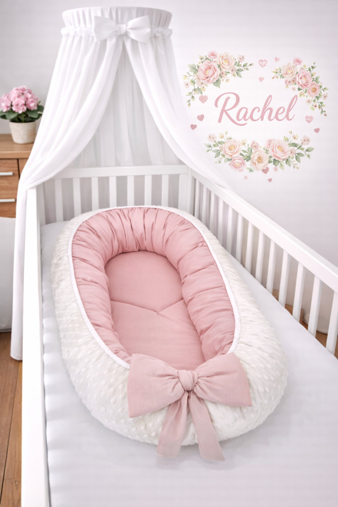 Rachel – Babafészek púder pamuttal és minky belsővel – Antiallergén