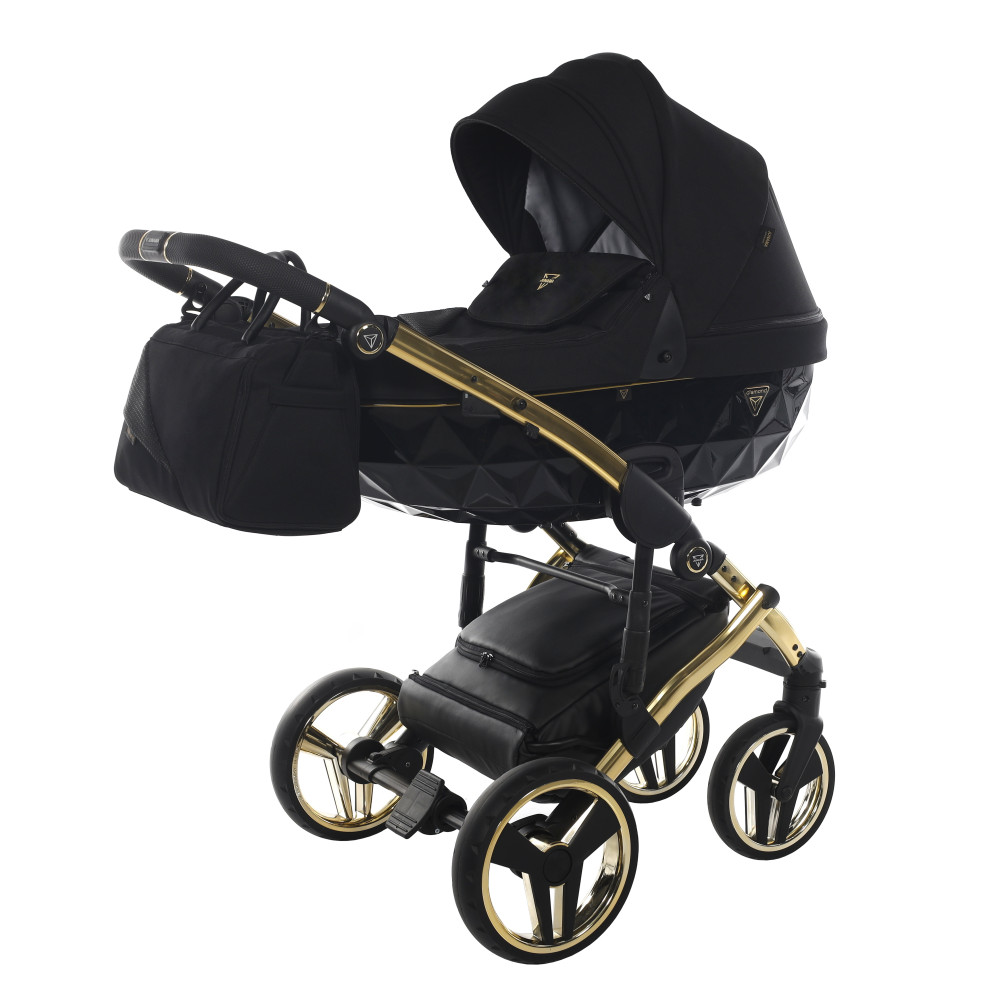Junama Diamond s Line V2 System - Fekete és Arany – babakocsi
