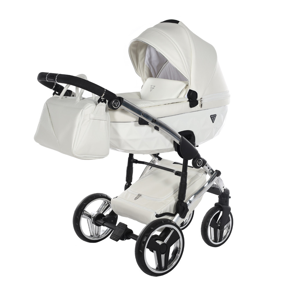 Junama Fluo Individuál V3 system - Fehér – babakocsi