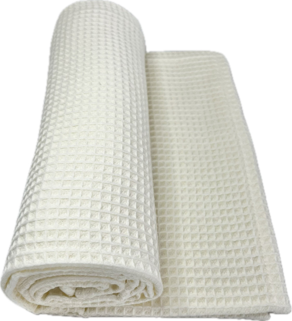 Vanília waffle babatakaró 70x90 cm – természetes pamut, OEKO-TEX, légáteresztő – babatermék