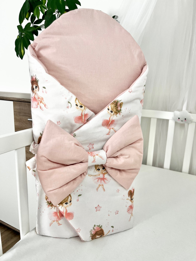Kókuszpólya – Púder Tánc minta, 75×75 cm – Pamutvászon, kókuszbetéttel