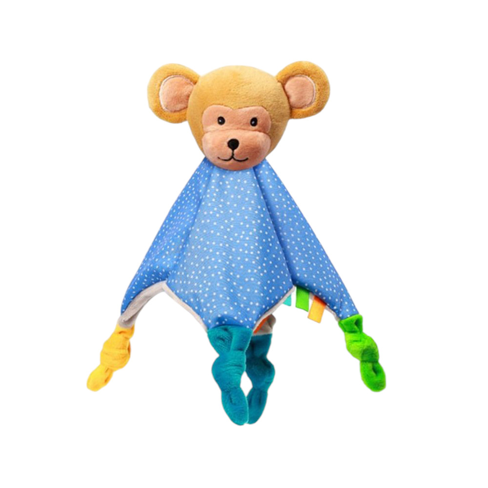 BabyOno Plüss Szundikendő - Majom – gyermekjáték