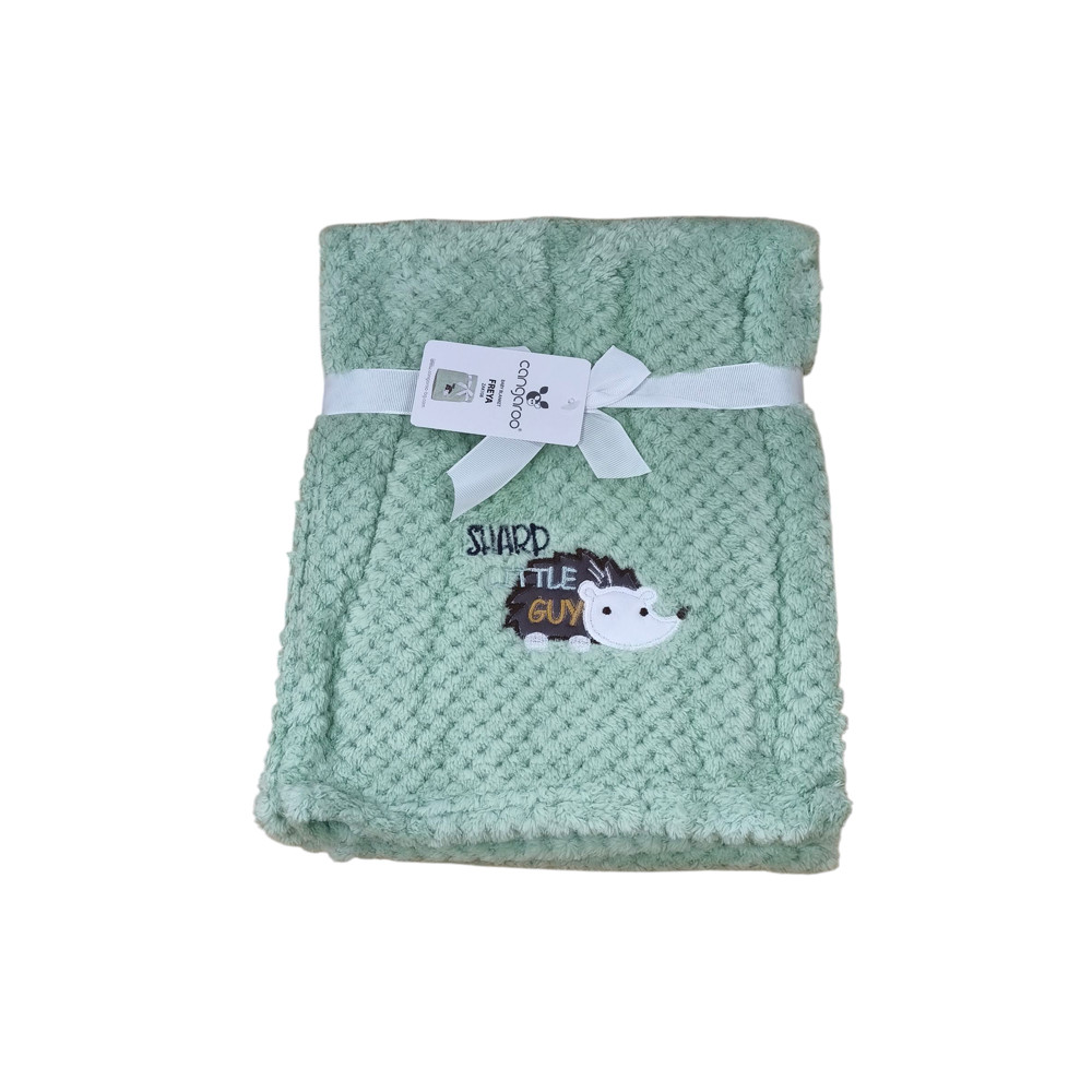 Wellsoft Cangaroo Freya - Babatakaró Zöld 80 x 110 cm – babatermék