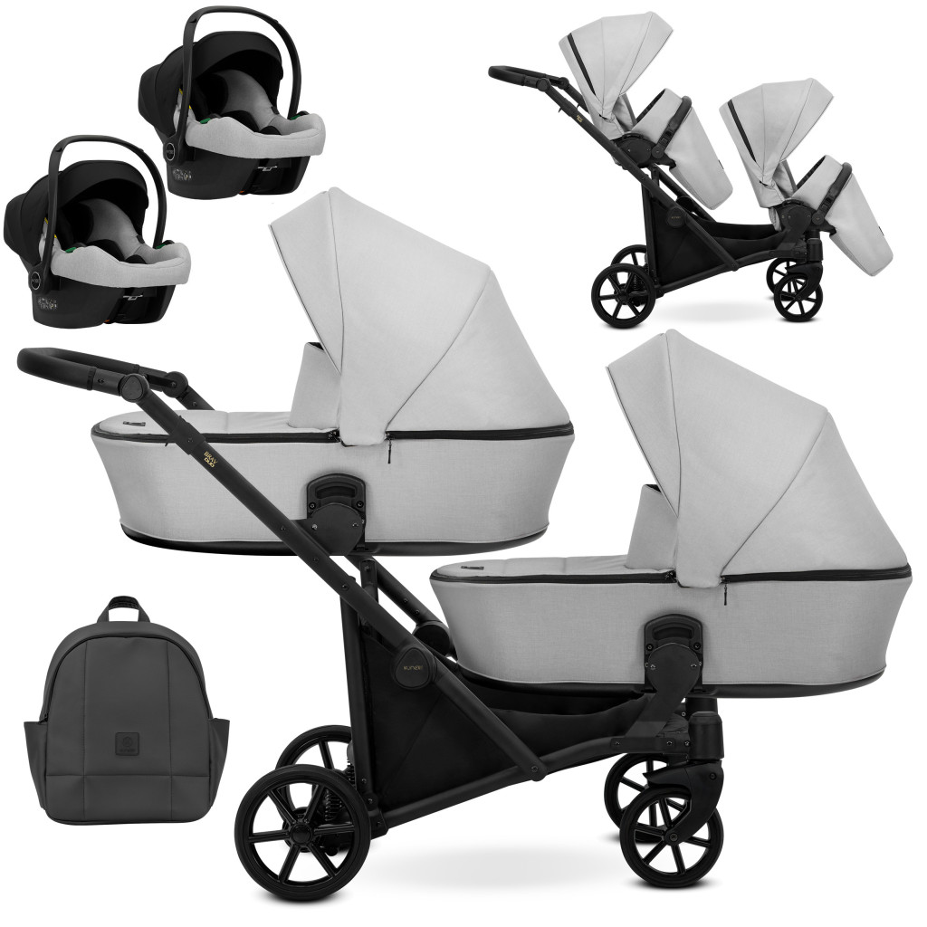 Kunert Brav DUO - Grey Ikerbabakocsi – babakocsi