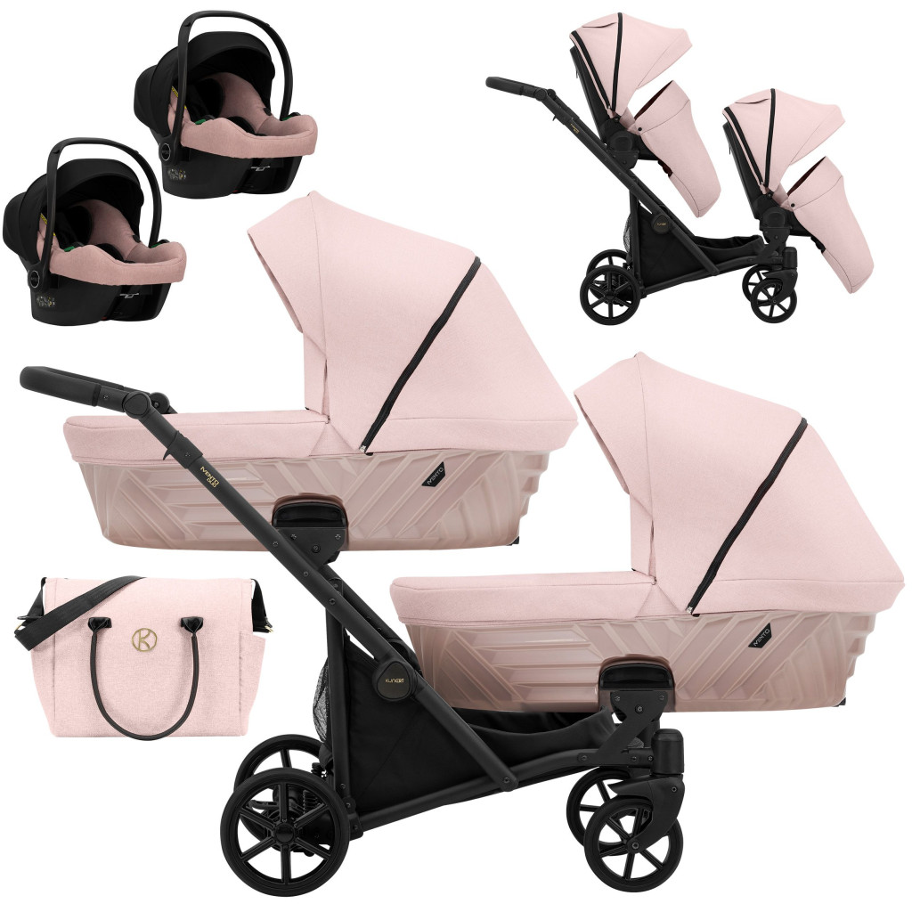 Kunert IVENTO DUO - Smoky Pink Ikerbabakocsi – babakocsi