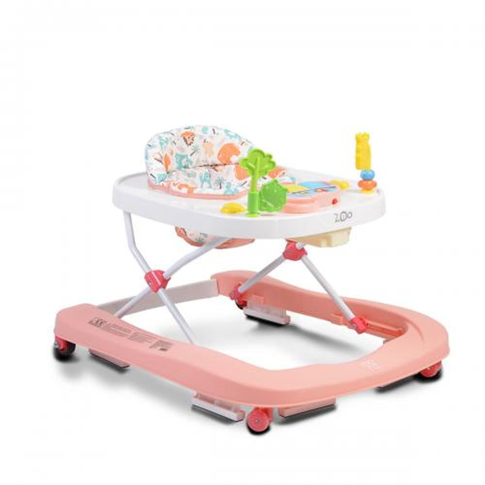MONI Zoo 2in1 átalakítható bébikomp járássegítős pink