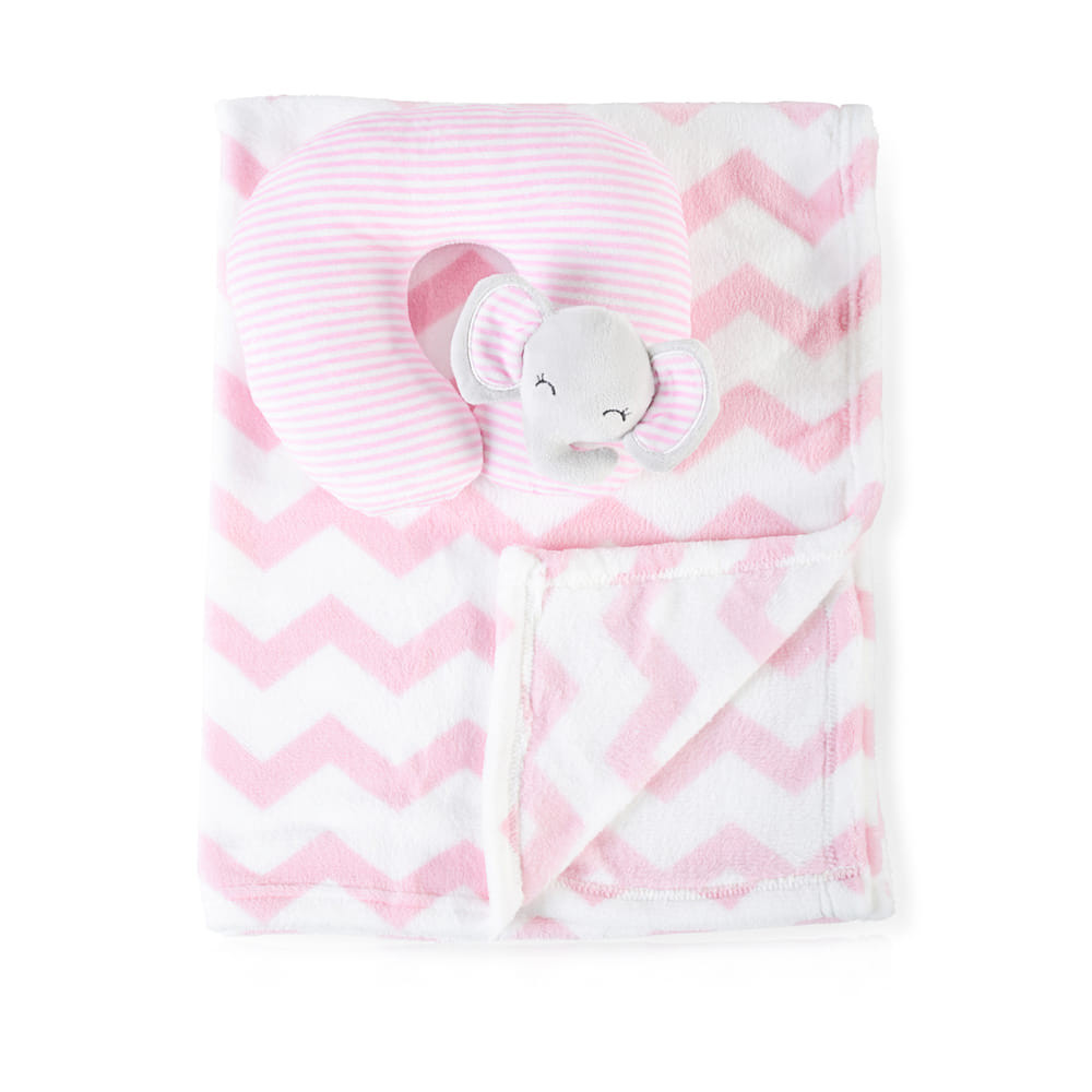 Cangaroo Sammy takaró párnával 90x75cm pink – babatermék