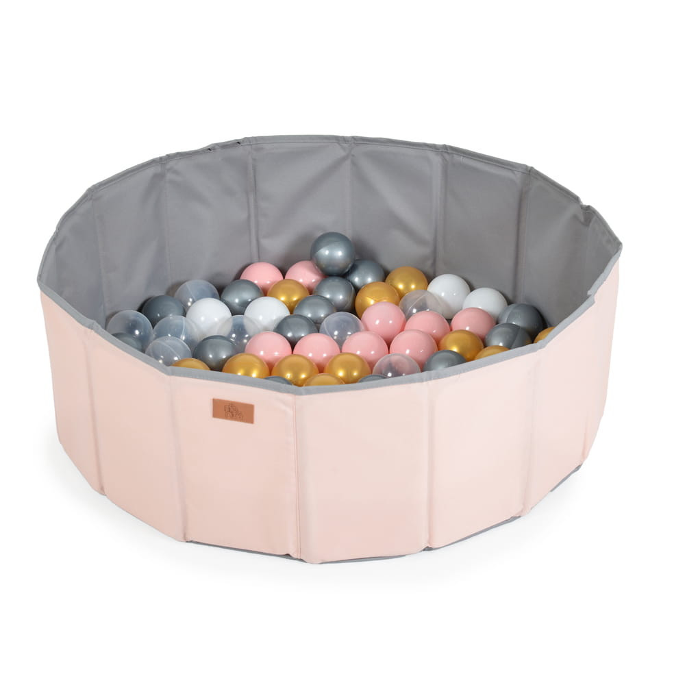 CANGAROO LABDAMEDENCE összecsukható 80cm +90db 7cms labda PINK – játszószőnyeg 1. kép
