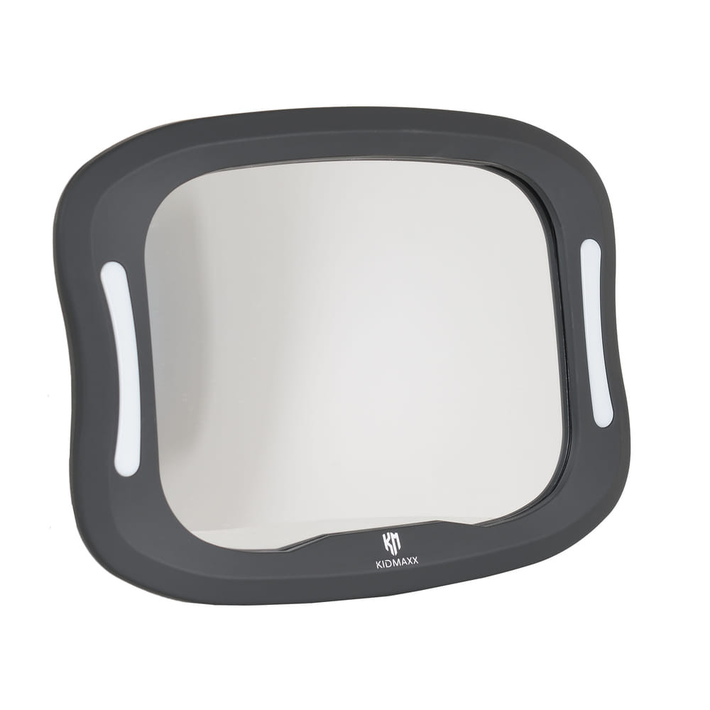 KIDMAXX Mirror tükör led lámpával REFLEX – autós babafigyelő tükör 1. kép