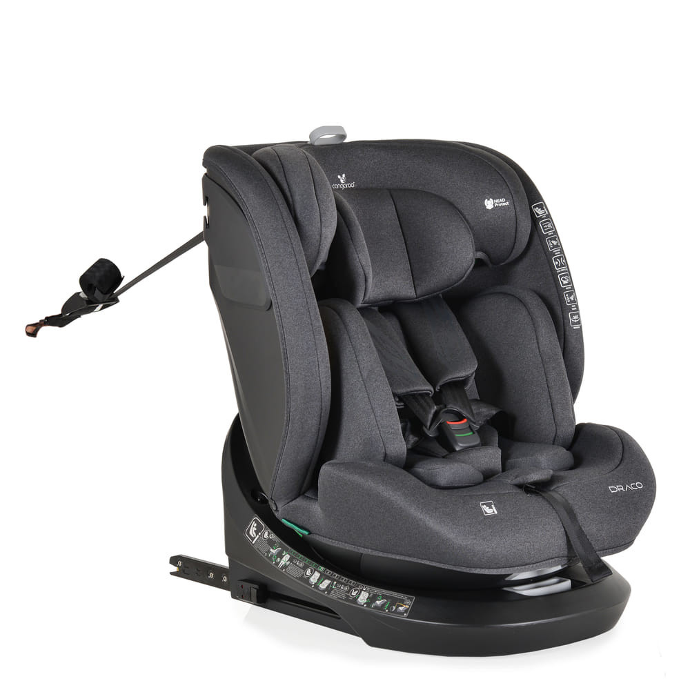 Moni DRACO I-SIZE autósülés 40-150cm FEKETE