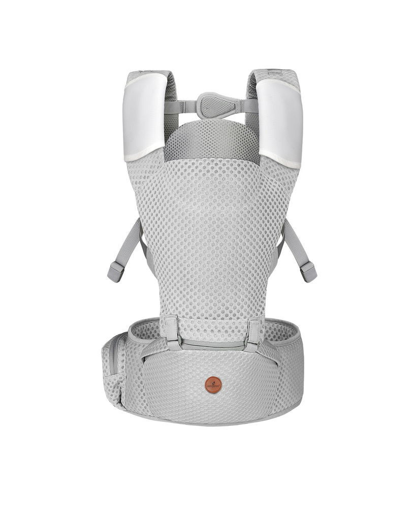 Cangaroo MISTRAL bébi hordozó 3 poziciós, ergonomikus, hálós VSZÜRKE