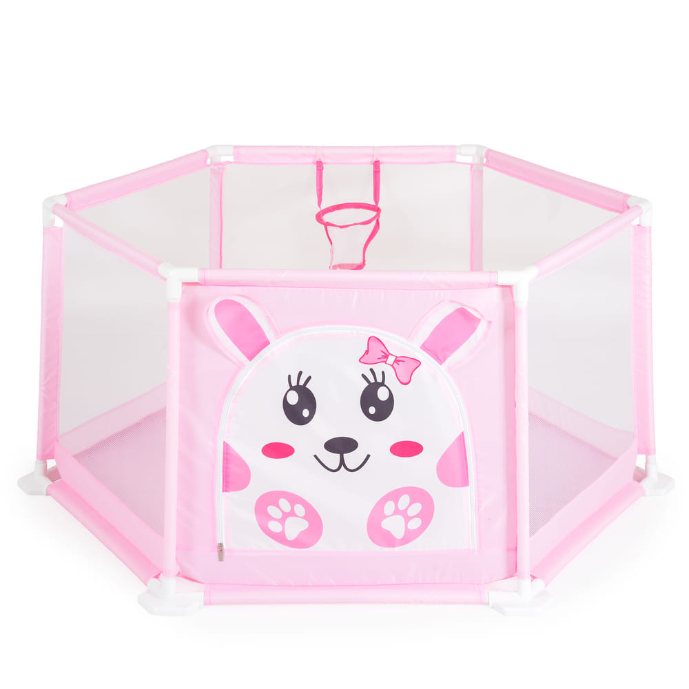 CANGAROO Labdamedence 146cm 50 labdával PINK – játszószőnyeg 1. kép