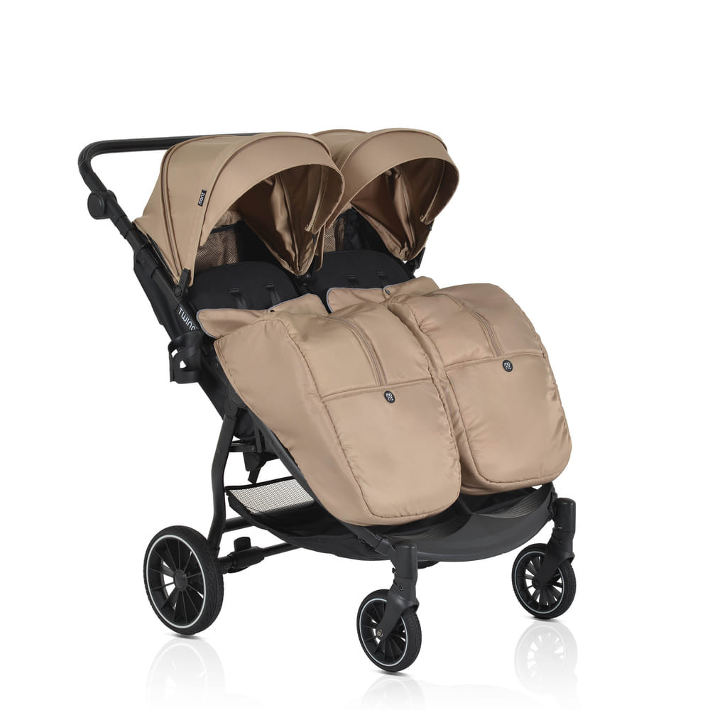 MONI TWINGO Iker babakocsi lábzsákkal CAMEL/BÉZS – babakocsi