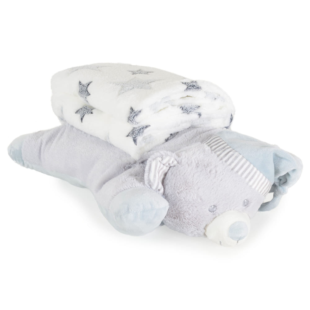 CANGAROO TAKARÓ Sleepy bear 90x75cm SZÜRKE – babatermék