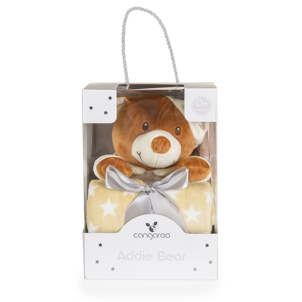CANGAROO TAKARÓ Addie bear 90x75cm BÉZS – babatermék