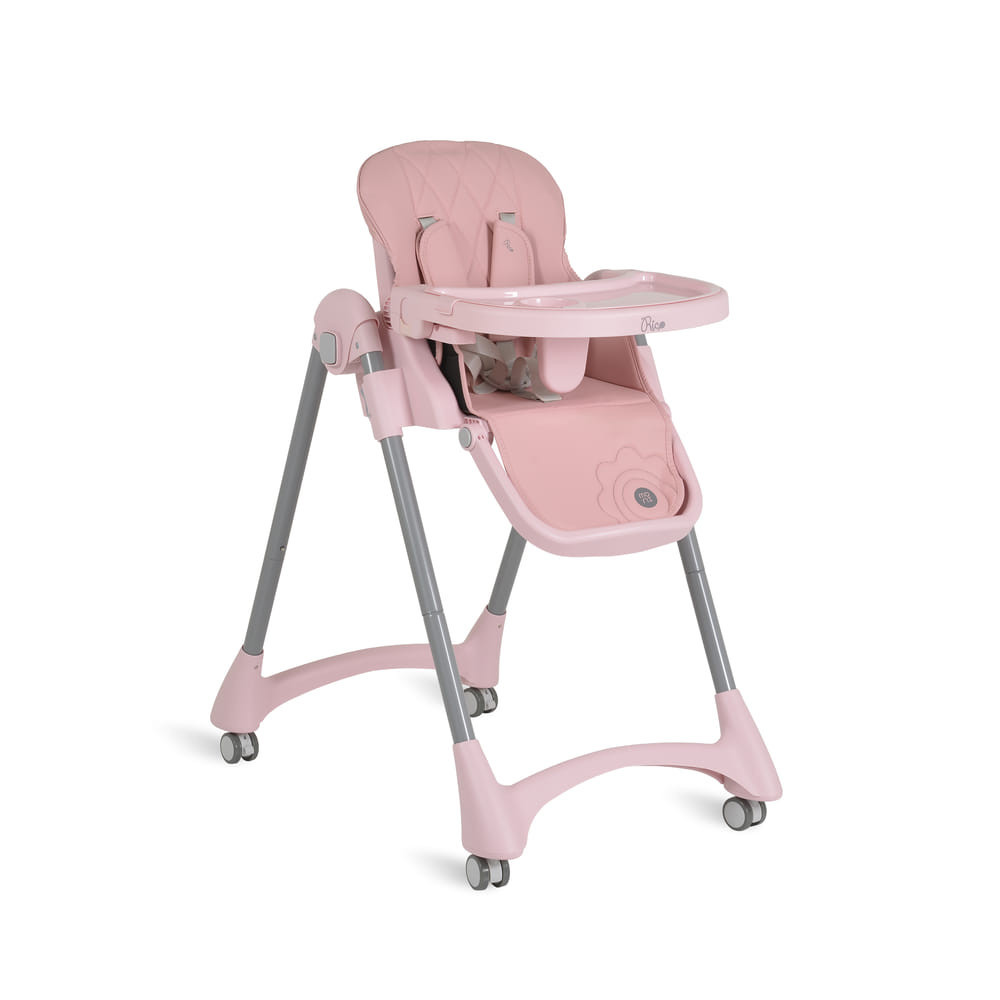 Moni RICO multi etetőszék alsó kosár nélkül, összecsukható PINK