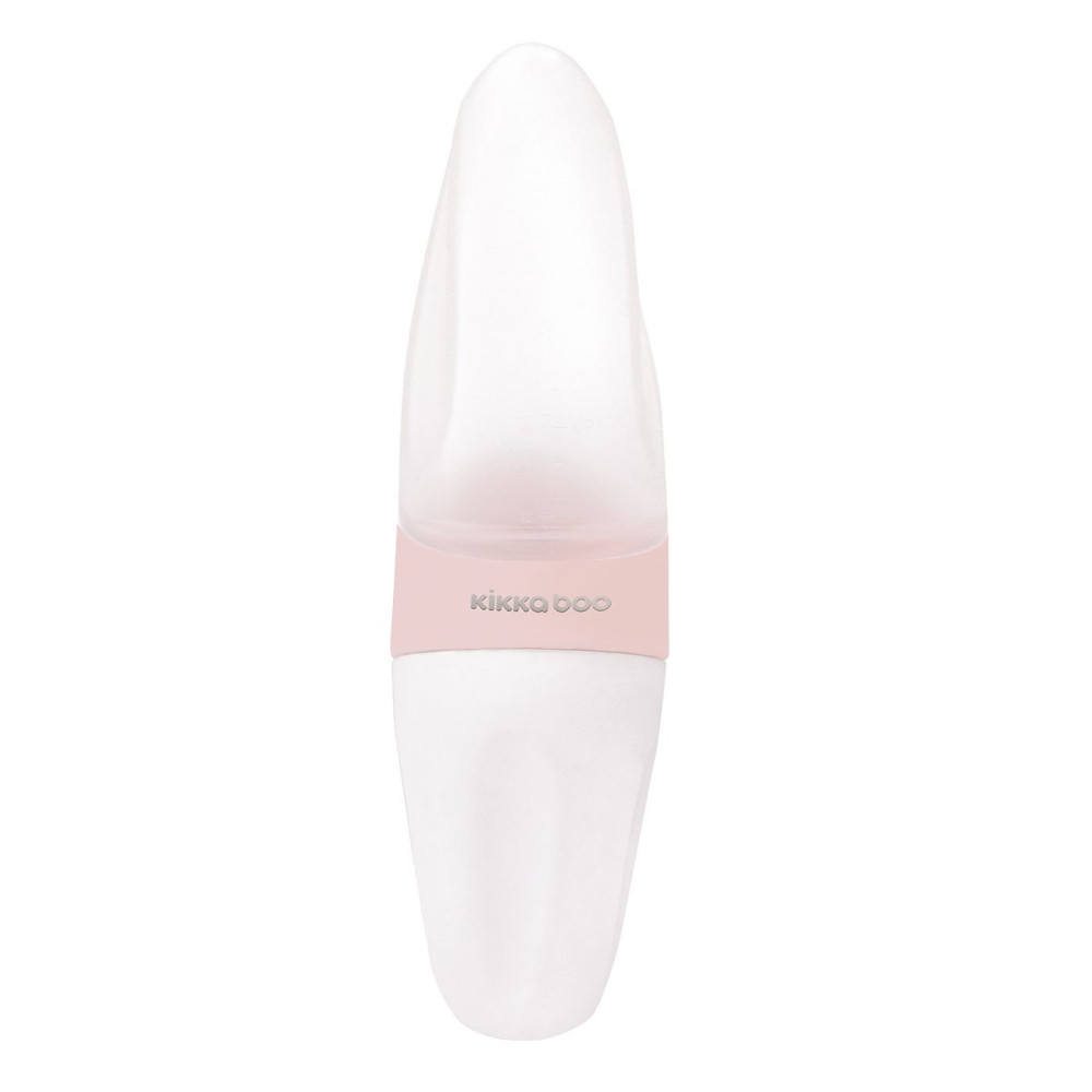 Kikkaboo babaetetõ szilikonos kanállal 90 ml comet pink