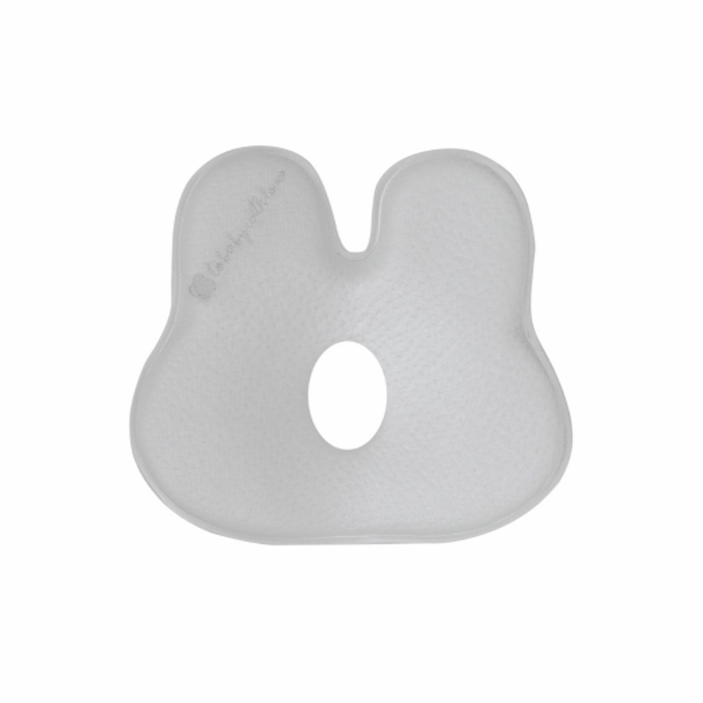 Kikkaboo párna - laposfejûség elleni memóriahabos ergonomikus Airknit nyuszi szürke – babatermék