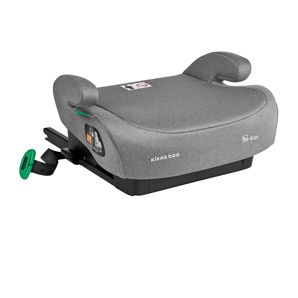 Kikkaboo ülésmagasító i-Tip i-Size Isofix 125-150 cm világosszürke – ülésmagasító