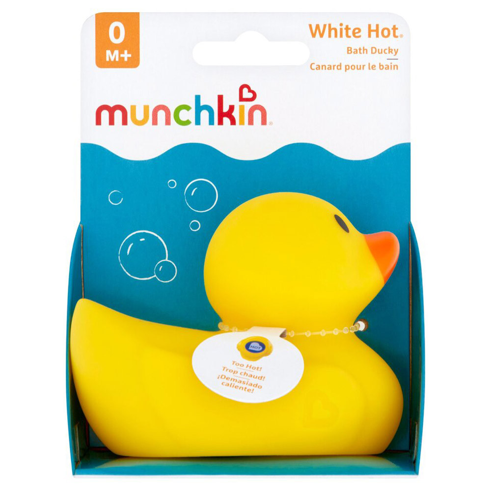 Munchkin fürdõjáték hõérzékelõs White Hot kacsa – fürdetési kiegészítő