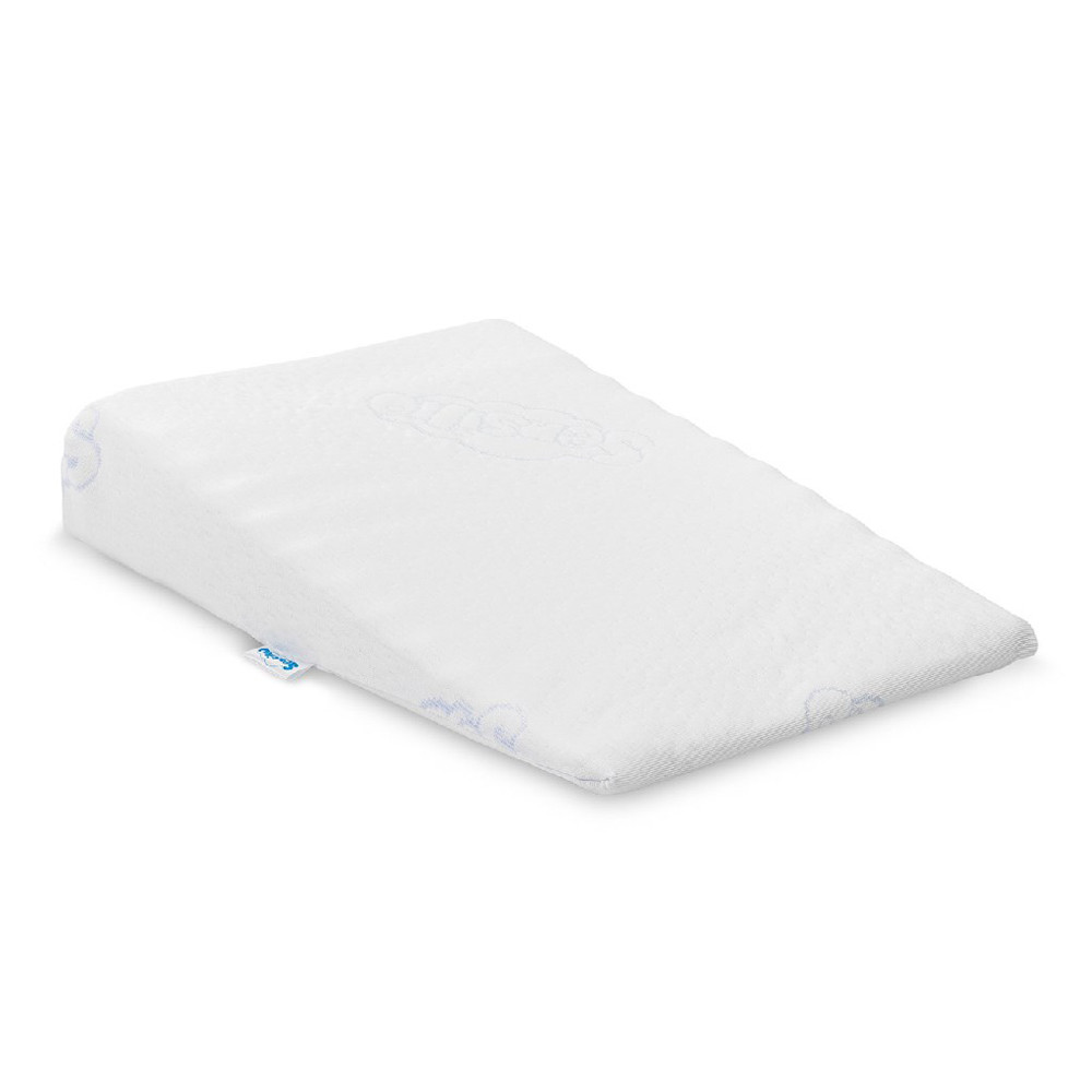 Sensillo párna reflux ellen ék alakú babakocsiba 30x38cm fehér – babatermék