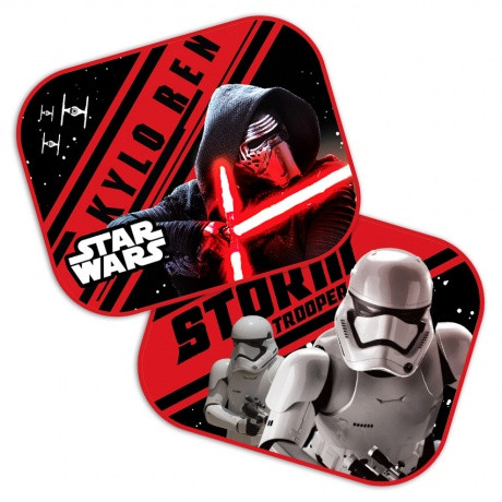 Seven Polska árnyékoló 2 db-os 44x35cm Star Wars fekete-piros – autósülés