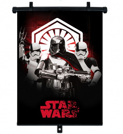 Seven Polska árnyékoló rolós 36x45 cm Star Wars piros-fekete – autósülés