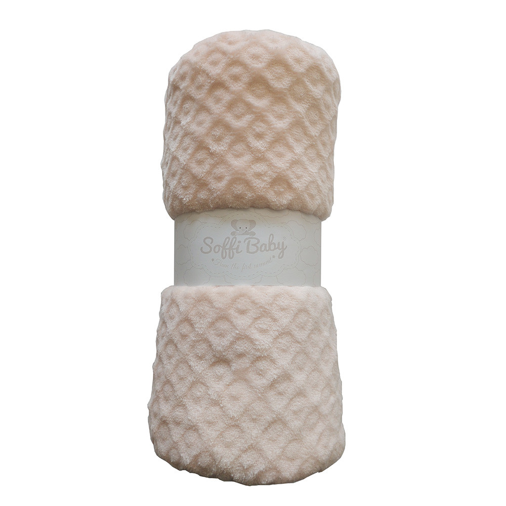 Soffi Baby takaró plüss dupla koral 75x100cm – babatermék
