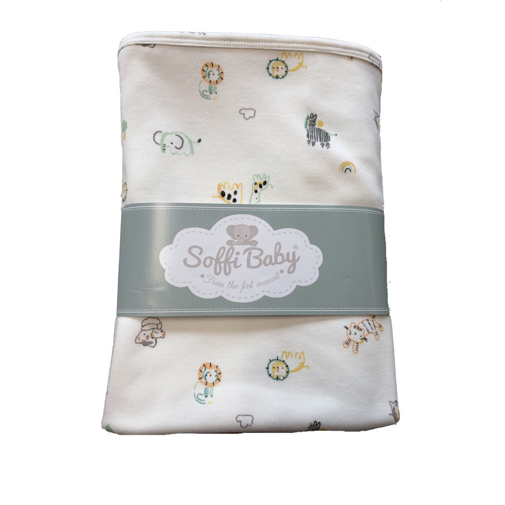 Soffi Baby takaró pamut dupla szavanna 80x100cm – babatermék
