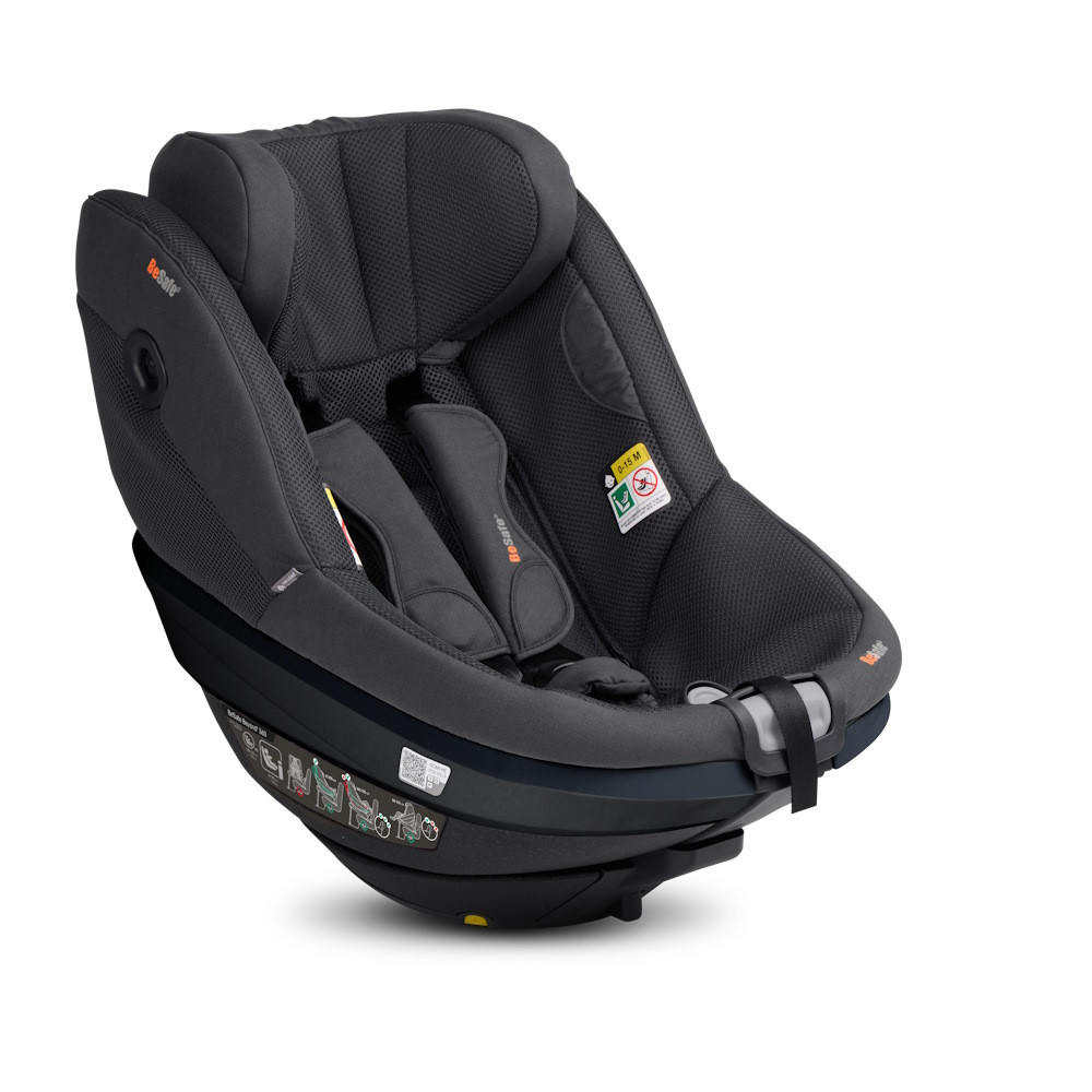 BeSafe gyerekülés Beyond2 360 i-Size 61-125 cm Anthracite Mesh