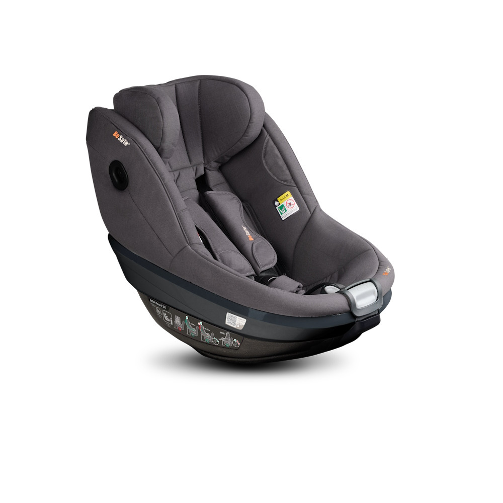 BeSafe gyerekülés Beyond2 360 i-Size 61-125 cm Dark Grey Mélange