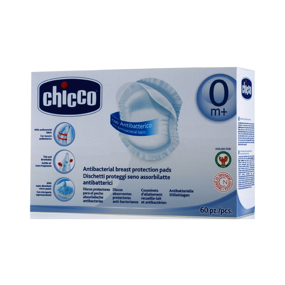 Chicco melltartóbetét antibakteriális 60db – melltartóbetét